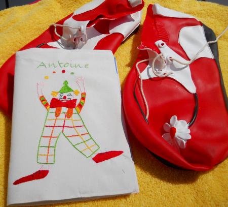 PROTEGE CARNET DE SANTE "Monsieur Clown"